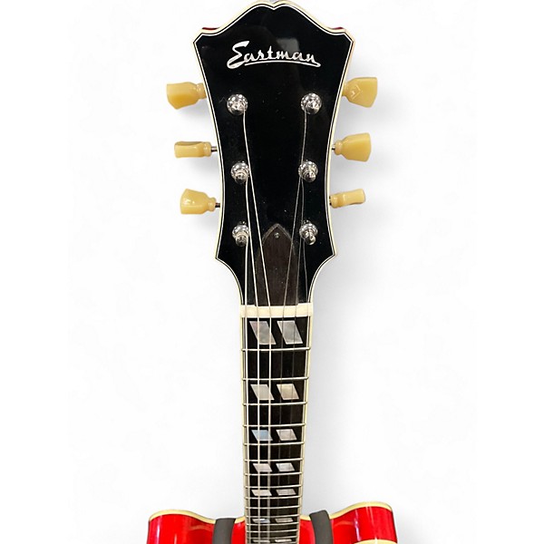 Used Eastman T486B Red Hollow Body Electric Guitar