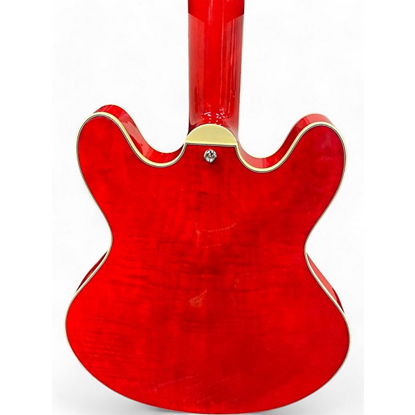 Used Eastman T486B Red Hollow Body Electric Guitar