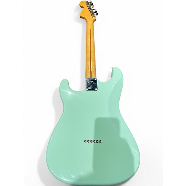 Used Fender Tom Delonge Signature Stratocaster Seafoam Green Solid Body Electric Guitar