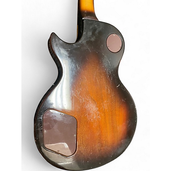 Vintage 1980 Gibson Les Paul Deluxe Brown Sunburst Solid Body Electric Guitar