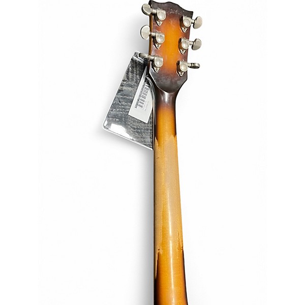 Vintage 1980 Gibson Les Paul Deluxe Brown Sunburst Solid Body Electric Guitar