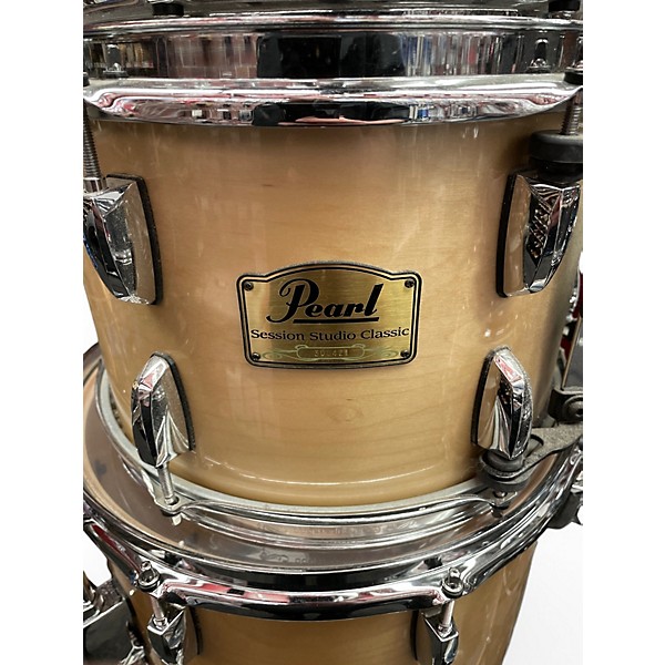 Used Pearl 5 Piece Session Studio Classic Natural Drum Kit
