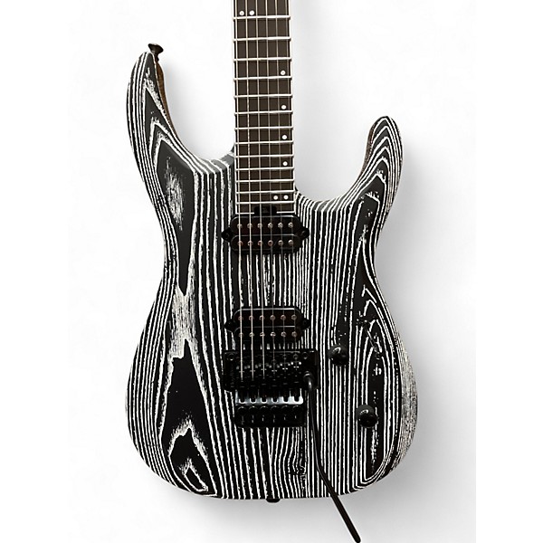 Used Jackson Pro Series Dinky DK Modern Ash FR6 Baked White Solid Body Electric Guitar