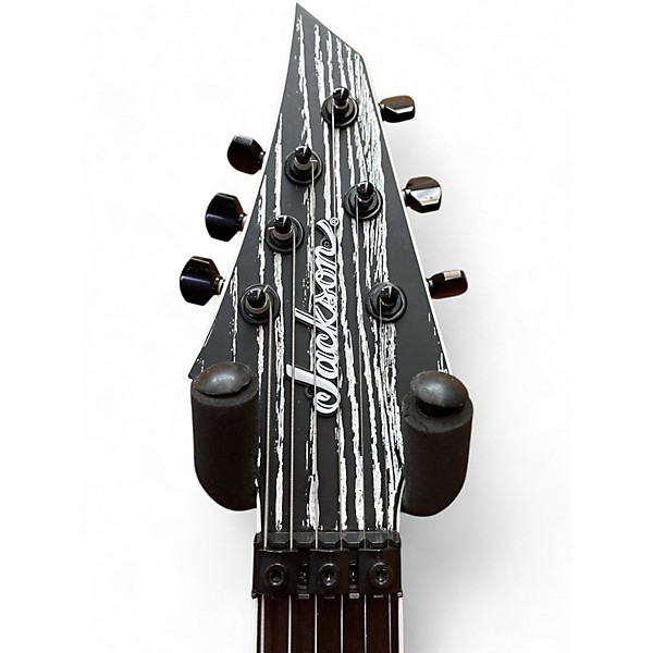 Used Jackson Pro Series Dinky DK Modern Ash FR6 Baked White Solid Body Electric Guitar