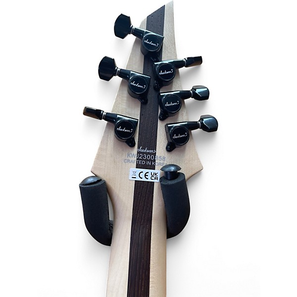 Used Jackson Pro Series Dinky DK Modern Ash FR6 Baked White Solid Body Electric Guitar