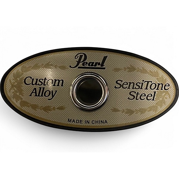 Used Pearl 5.5X14 Sensitone Snare Custom Alloy Steel Drum