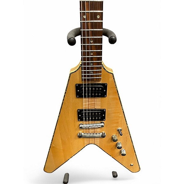 Used Lucian Custom V Natural Solid Body Electric Guitar