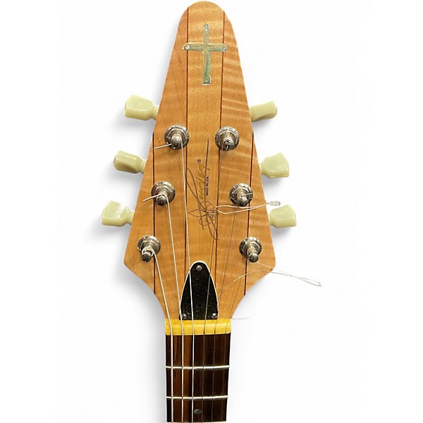 Used Lucian Custom V Natural Solid Body Electric Guitar