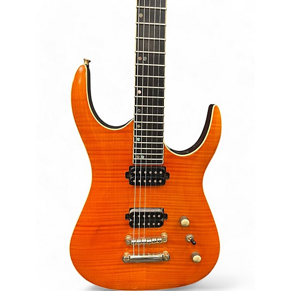 Used Halo MERUS QUILTED AMBER Solid Body Electric Guitar