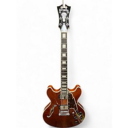 Used D'Angelico Premier DC Boardwalk Walnut Hollow Body Electric Guitar