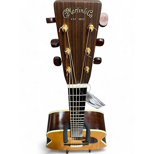 Used 2021 Martin D28 Natural Acoustic Guitar
