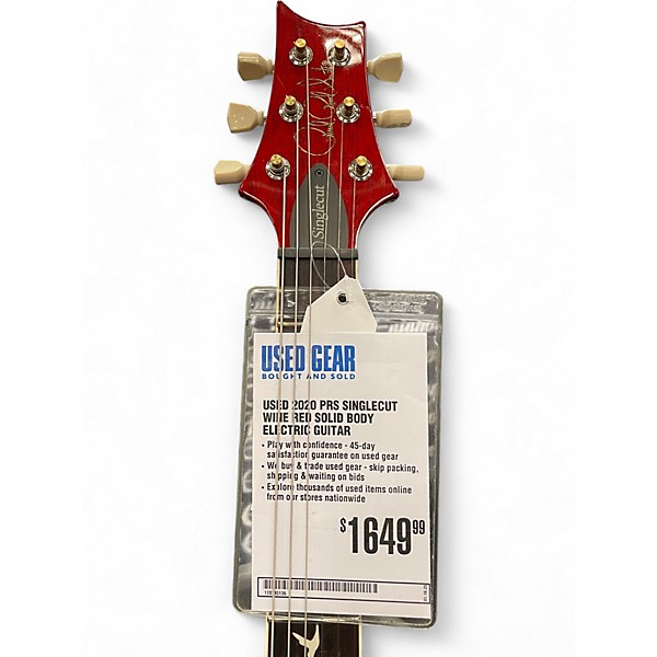 Used 2020 PRS Singlecut Wine Red Solid Body Electric Guitar