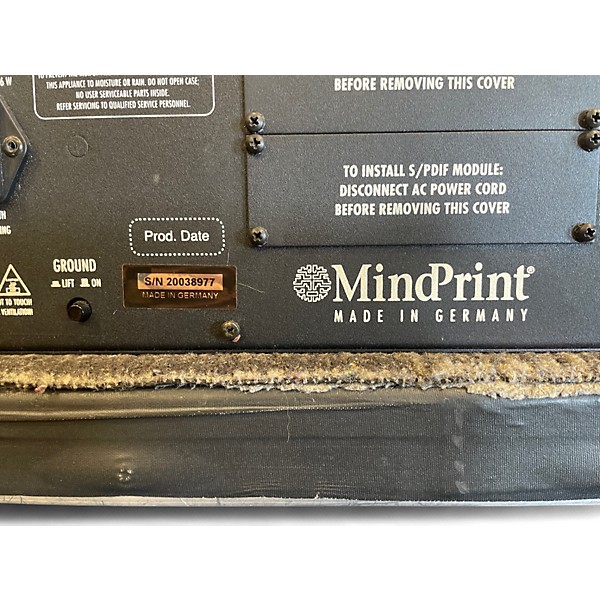 Used MindPrint DTC DUAL TUBE CHANNEL Line Mixer
