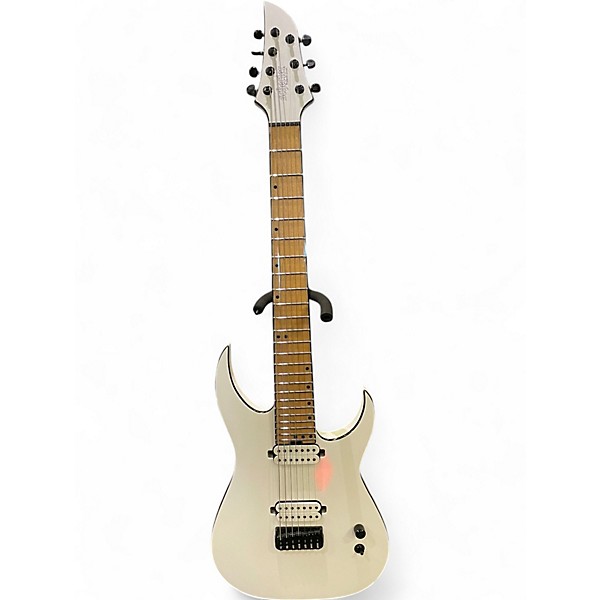 Used Schecter Guitar Research KM7 MKII NATURAL PEARL Solid Body Electric Guitar