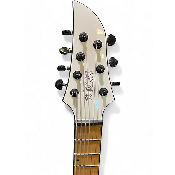 Used Schecter Guitar Research KM7 MKII NATURAL PEARL Solid Body Electric Guitar