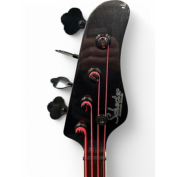 Used Schecter Guitar Research Michael anthony MA-4 Black Electric Bass Guitar