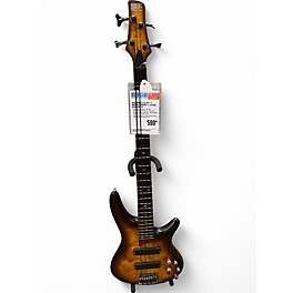 Used Ibanez SR500EPB Brown Sunburst Electric Bass Guitar