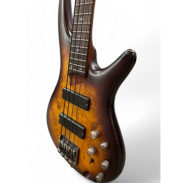 Used Ibanez SR500EPB Brown Sunburst Electric Bass Guitar