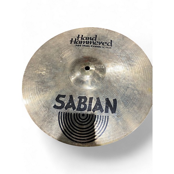 Used SABIAN 14in HH Thin Crash Brilliant Cymbal