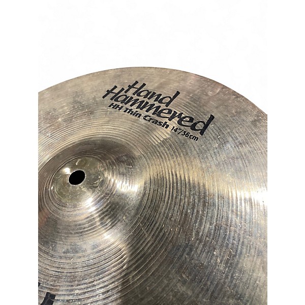 Used SABIAN 14in HH Thin Crash Brilliant Cymbal