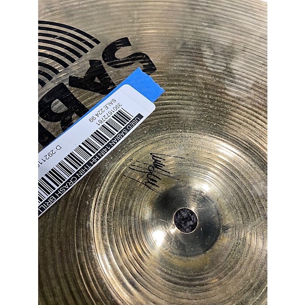 Used SABIAN 14in HH Thin Crash Brilliant Cymbal