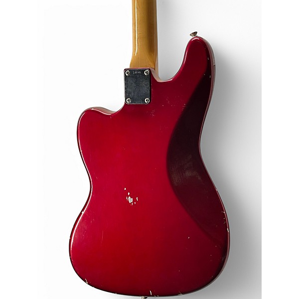 Vintage 1964 Fender Fender Bass VI Candy Apple Red Solid Body Electric Guitar
