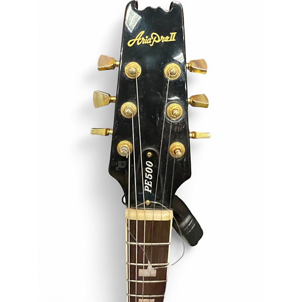 Used Aria PRO II PE500 2 Color Sunburst Hollow Body Electric Guitar
