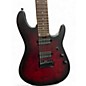 Used 2022 Sterling by Music Man jason richardson signature cutlass 7-string  Trans Red Solid Body Electric Guitar