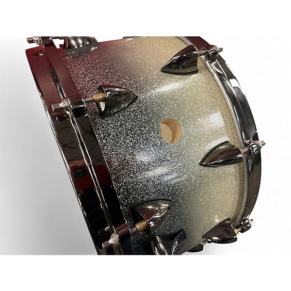 Used Orange County Drum & Percussion 14X8 25 Ply Silver Sparkle Drum