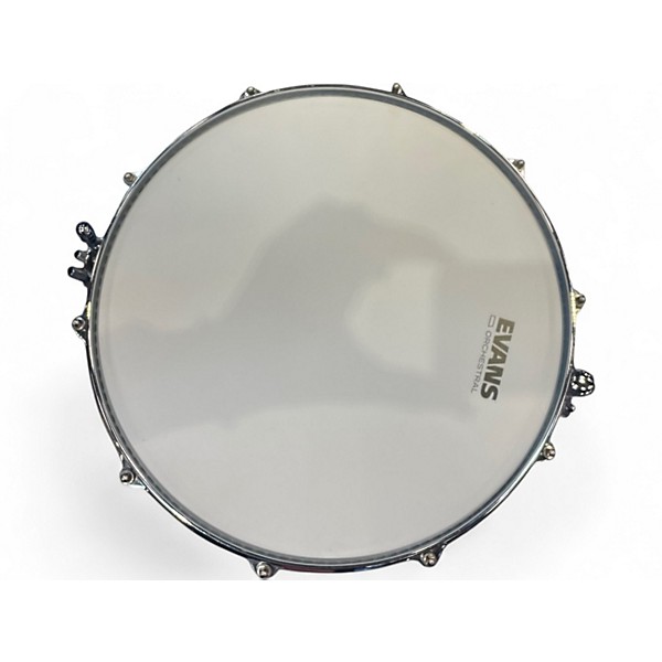 Used 2013 Pearl 14in LIMITED EDITION PHILHARMONIC CONCERT SNARE DRUM 14X5 Black and Silver Drum