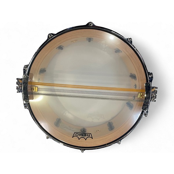 Used 2013 Pearl 14in LIMITED EDITION PHILHARMONIC CONCERT SNARE DRUM 14X5 Black and Silver Drum