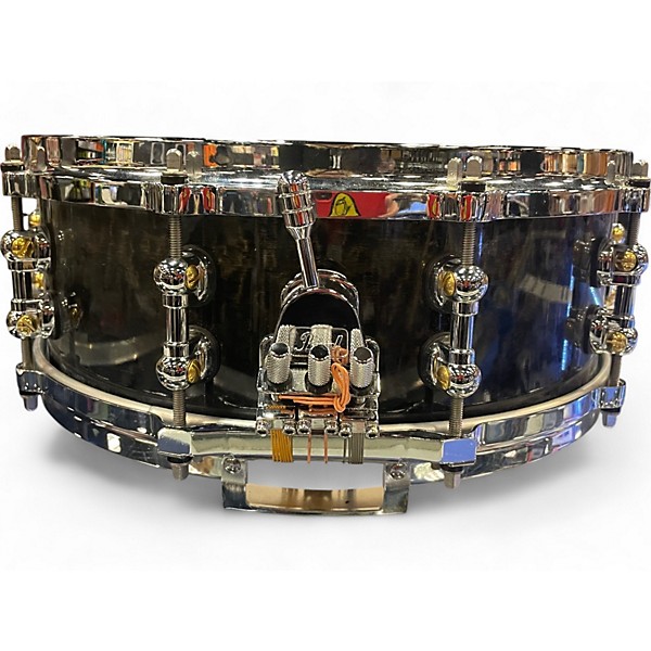 Used 2013 Pearl 14in LIMITED EDITION PHILHARMONIC CONCERT SNARE DRUM 14X5 Black and Silver Drum