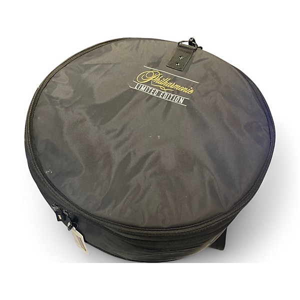 Used 2013 Pearl 14in LIMITED EDITION PHILHARMONIC CONCERT SNARE DRUM 14X5 Black and Silver Drum