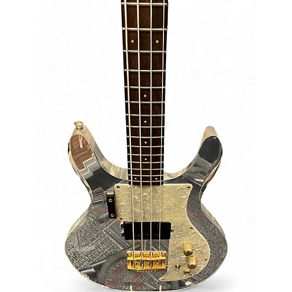 Vintage 1970 Ampeg Dan Armstrong Bass Natural Electric Bass Guitar