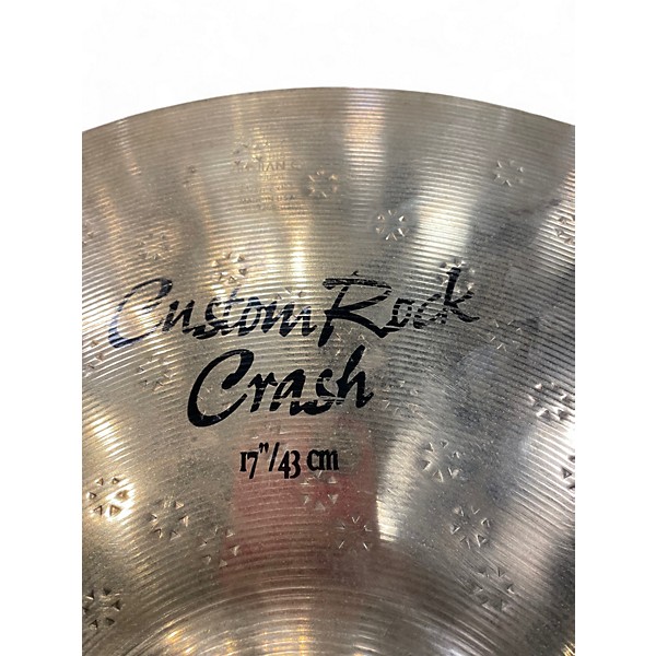 Used Zildjian 17in Z Custom Rock Crash Cymbal