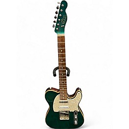 Used Vz Custom T STYLE nashville Emerald Green Solid Body Electric Guitar