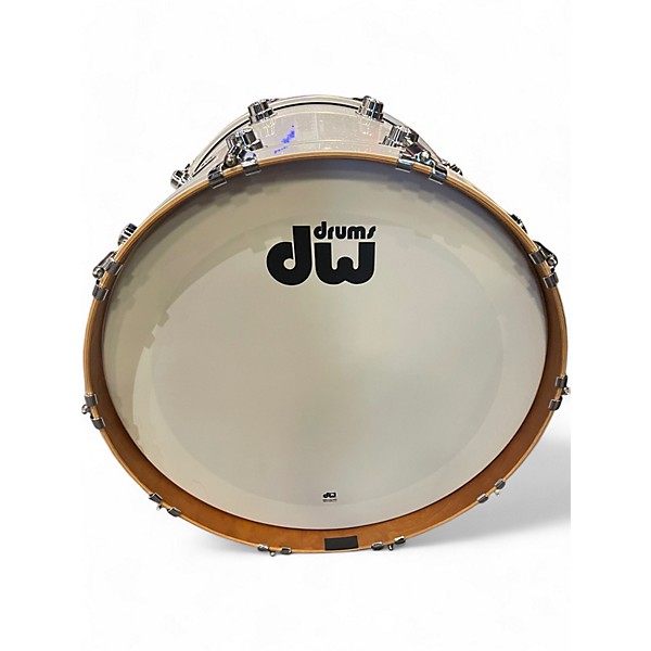 Used DW 4 Piece Collector's Series Pearl White Drum Kit