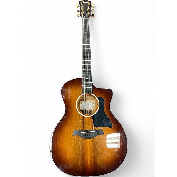 Used Taylor 224CEKDLX EDGE BURST Acoustic Electric Guitar