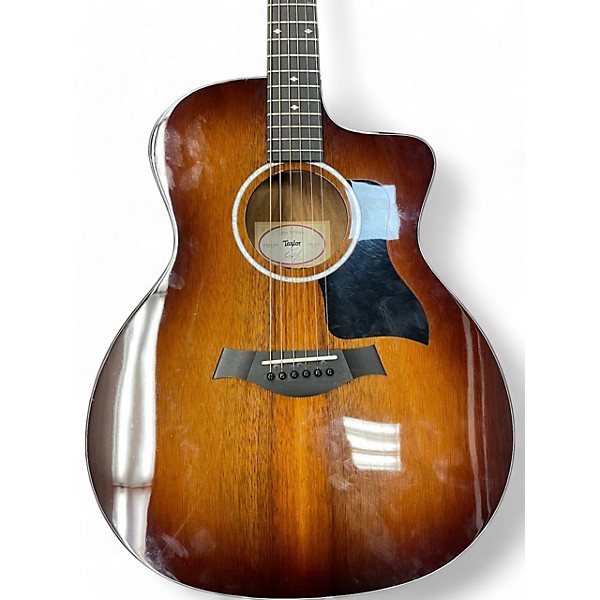 Used Taylor 224CEKDLX EDGE BURST Acoustic Electric Guitar