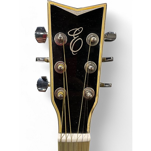 Used Esteban cadillac Black and White Acoustic Electric Guitar