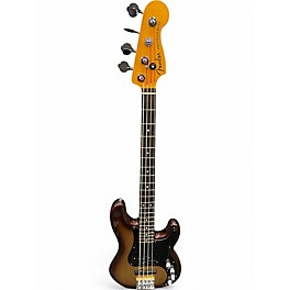 Used 2019 Fender American Ultra Precision Bass Copper Burst Electric Bass Guitar