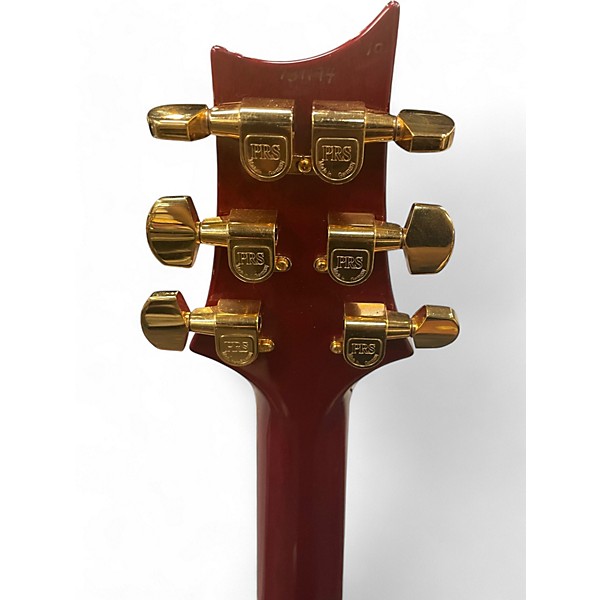 Vintage 1997 PRS Wood Library Custom 24 10 Top Vintage Yellow Solid Body Electric Guitar