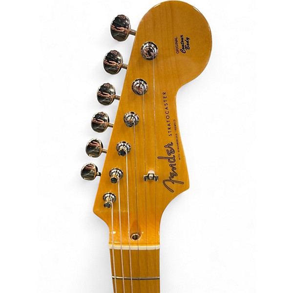 Used Fender Jv 50's mod stratocaster 2 Tone Sunburst Solid Body Electric Guitar