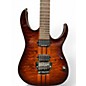 Used Ibanez PRESTIGE RGT320Q REGAL BROWN BURST Solid Body Electric Guitar