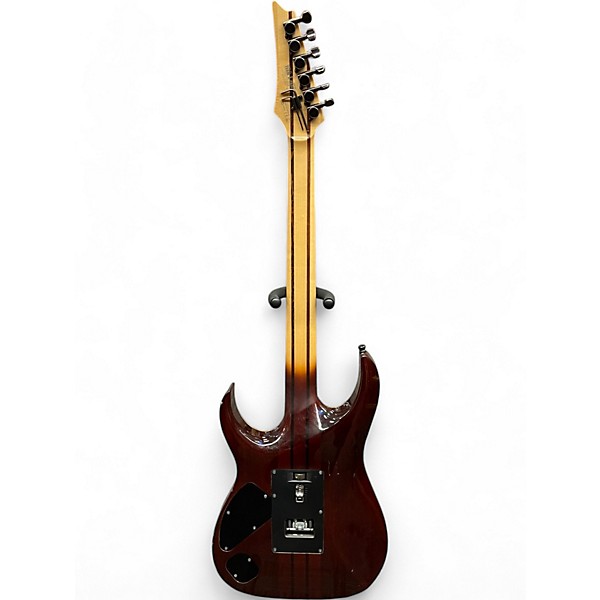 Used Ibanez PRESTIGE RGT320Q REGAL BROWN BURST Solid Body Electric Guitar