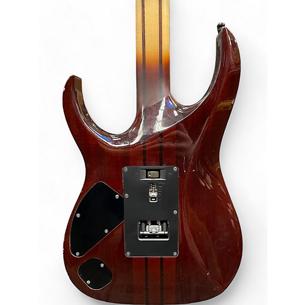 Used Ibanez PRESTIGE RGT320Q REGAL BROWN BURST Solid Body Electric Guitar