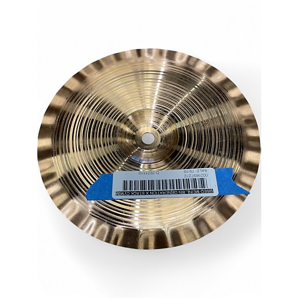 Used MEINL 8in generation x stack Cymbal