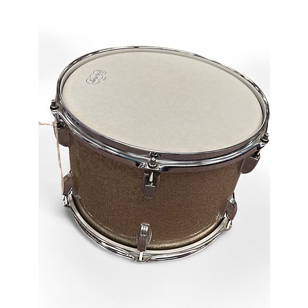 Used Ludwig 3 Piece Legacy Maple Fab Gold Sparkle Drum Kit