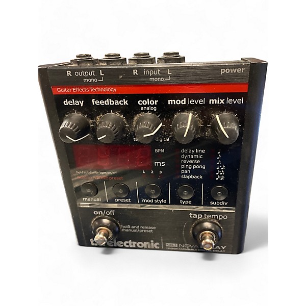 Used TC Electronic ND1 Nova Delay Effect Pedal