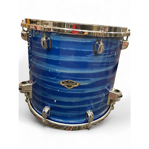 Used TAMA 6 Piece Starclassic OCEAN BLUE RIPPLE Drum Kit